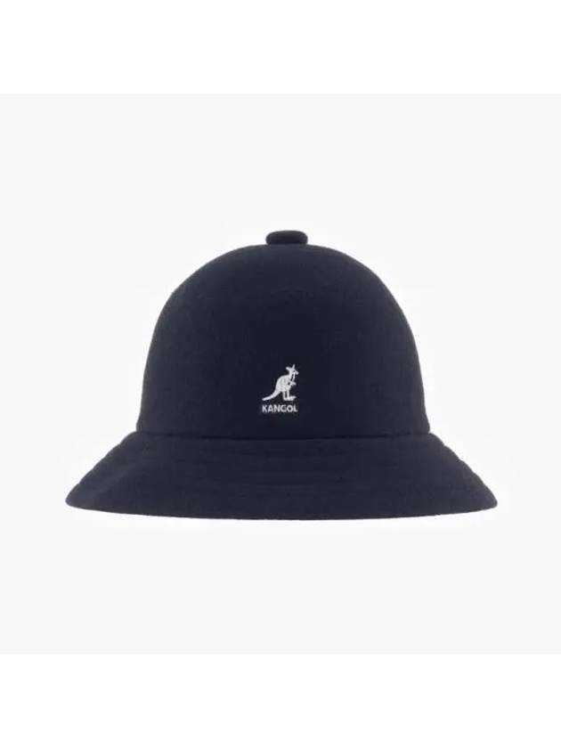 K3451 DK BLUE Casual Wool Bucket Hat - KANGOL - BALAAN 2