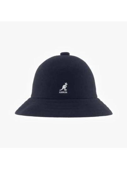 K3451 DK BLUE Casual Wool Bucket Hat - KANGOL - BALAAN 2