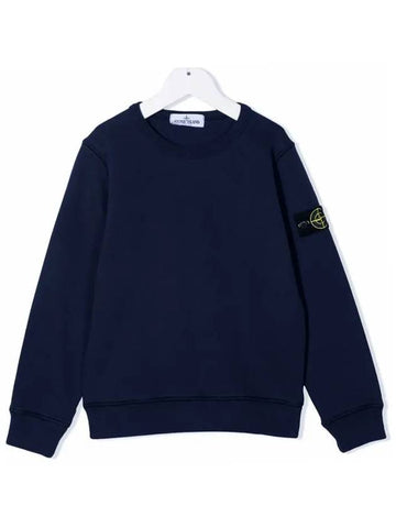 Kids Women s Wappen Sweatshirt Navy 751661340 V0020 - STONE ISLAND - BALAAN 1