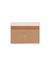 TB Tritone Grainy Leather Card Wallet Beige - BURBERRY - BALAAN 2