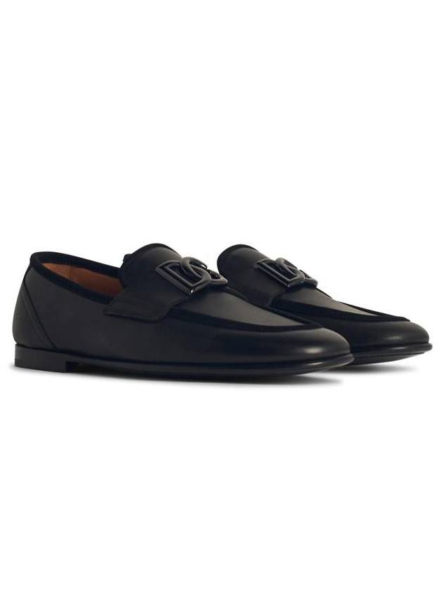 Dolce & Gabbana Black Leather Loafers - DOLCE&GABBANA - BALAAN 2