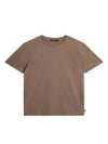 Sid Basic Short Sleeve T-Shirt Walnut - J.LINDEBERG - BALAAN 1