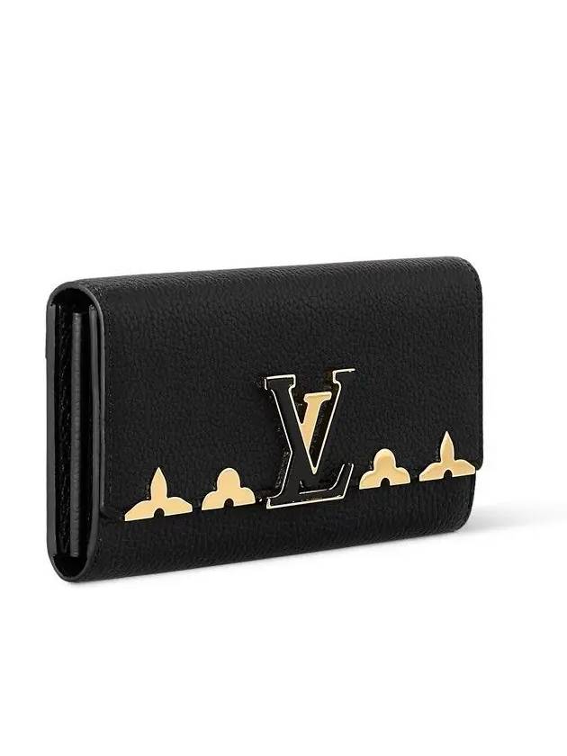 Capucines Long Wallet Black - LOUIS VUITTON - BALAAN 3