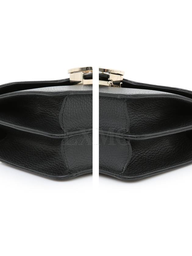 Interlocking GG chain cross bag black mini 510304 - GUCCI - BALAAN 6