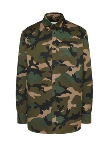 CIA95 810 F00 Camo Plage Shirt - VALENTINO - BALAAN 1