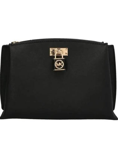 Ruby Saffiano Leather Message Bag Black - MICHAEL KORS - BALAAN 1