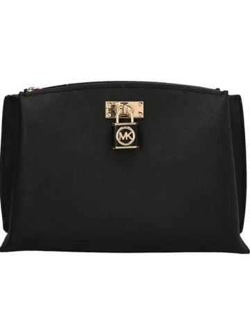 Ruby Saffiano Leather Message Bag Black - MICHAEL KORS - BALAAN 1