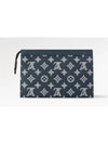 Gaston Wearable Monogram Shadow Long Wallet Ink Blue - LOUIS VUITTON - BALAAN 5