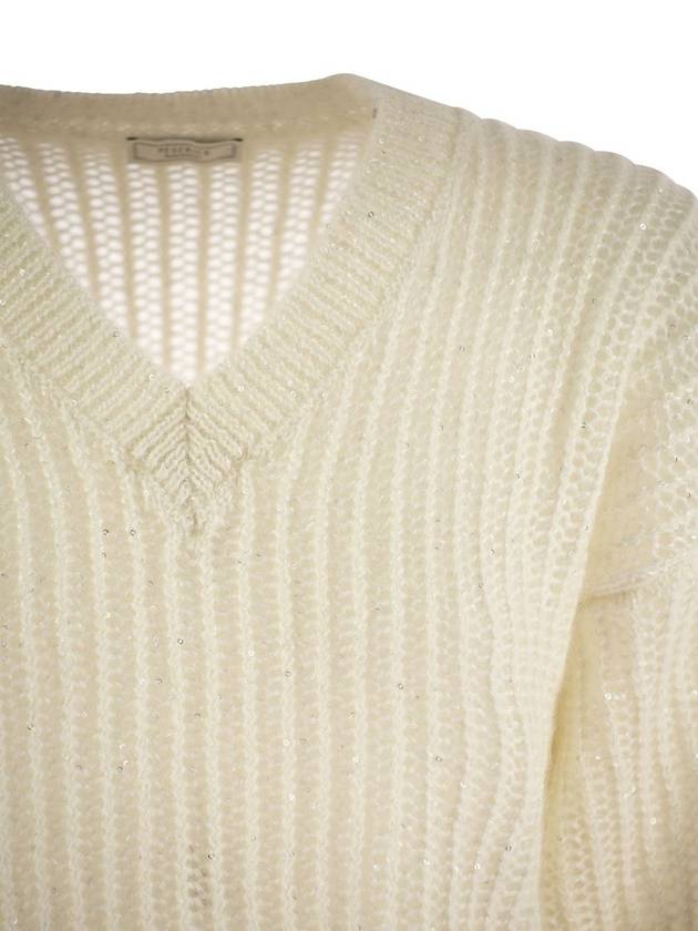 Tricot sweater with micropaillettes - PESERICO - BALAAN 4