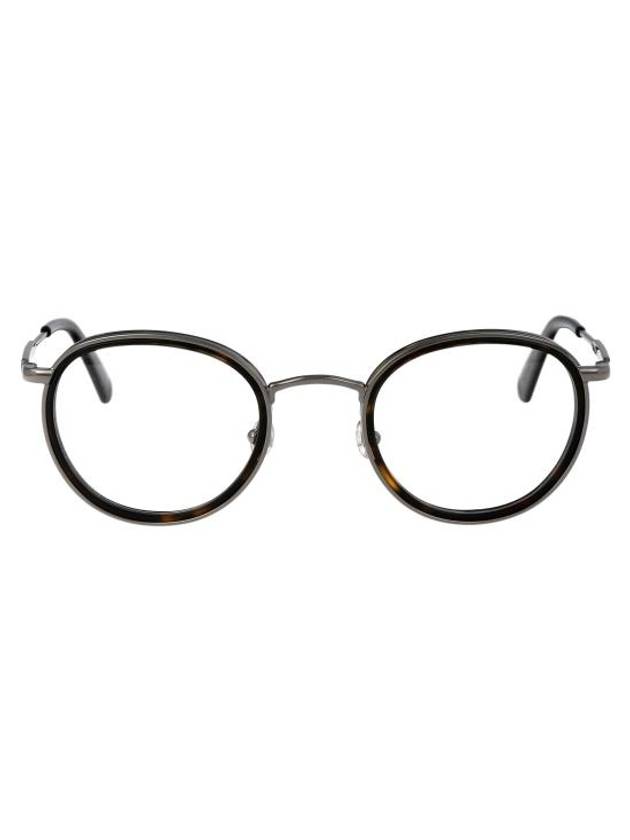 Eyewear Round Eyeglasses Dark Havana - MONCLER - BALAAN 1