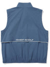 Color line point high neck vest BLUE MAN - MALBON GOLF - BALAAN 2