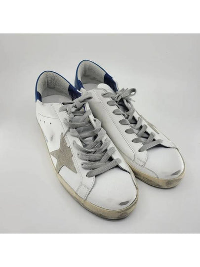 Superstar Classic Low Top Sneakers Blue White - GOLDEN GOOSE - BALAAN 2