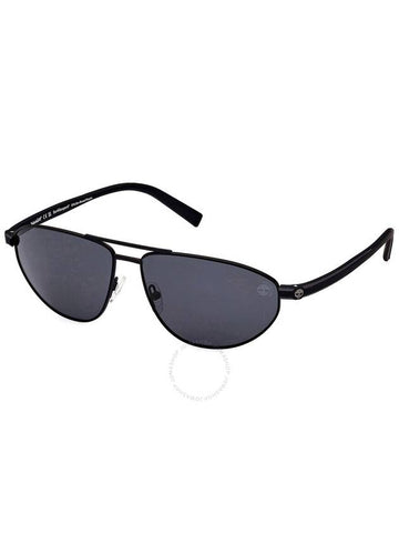 Timberland Polarized Smoke Pilot Men's Sunglasses TB9324 02D 62 - TIMBERLAND - BALAAN 1