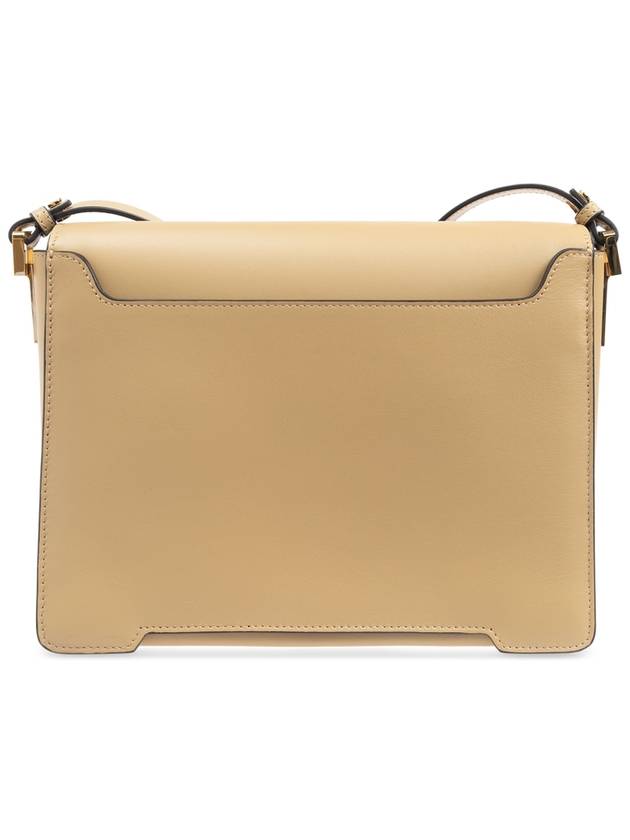 Trunkaroo Medium Leather Shoulder Bag Beige - MARNI - BALAAN 4