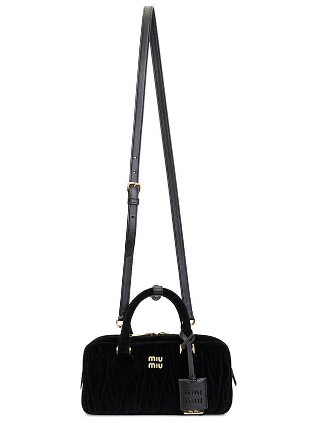 Arcadie Matelasse Tote Bag Black - MIU MIU - BALAAN 7