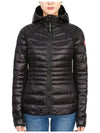 High Bridge Light Tech Hooded Down Padding Jacket Black - CANADA GOOSE - BALAAN 2