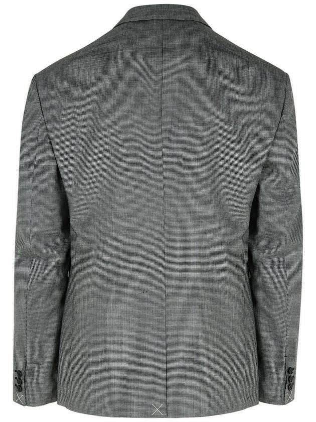 Versace Grey Virgin Wool Blazer - VERSACE - BALAAN 3