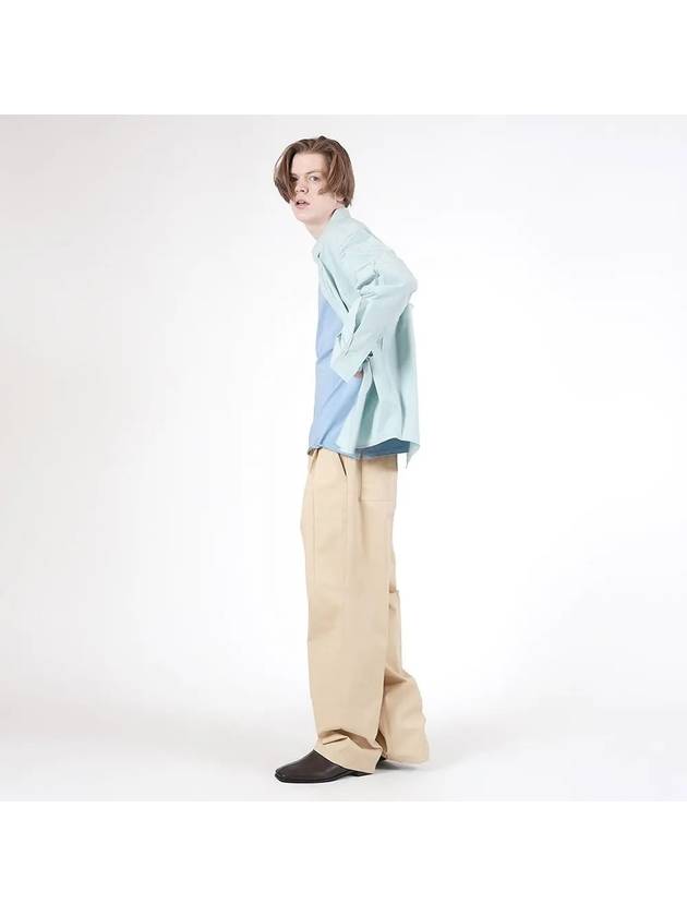 Unisex SCTPT two tuck banding cotton pants beige - CHANCE'S NOI - BALAAN 7