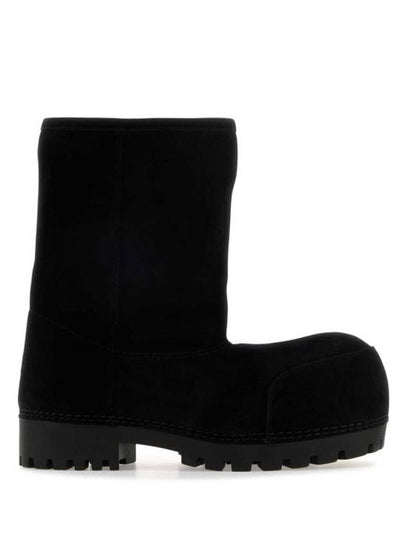 Alaska Fur Low Winter Boots Black - BALENCIAGA - BALAAN 2