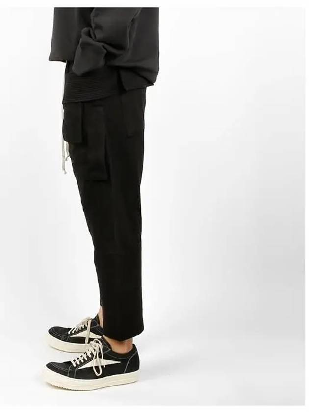 DU02D2371 RIG 09 Dark Shadow Porterville Creech Drawstring Jersey Pants - RICK OWENS - BALAAN 3