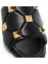 Women's Roman Studded Quilted Sandal Heels - VALENTINO - BALAAN.