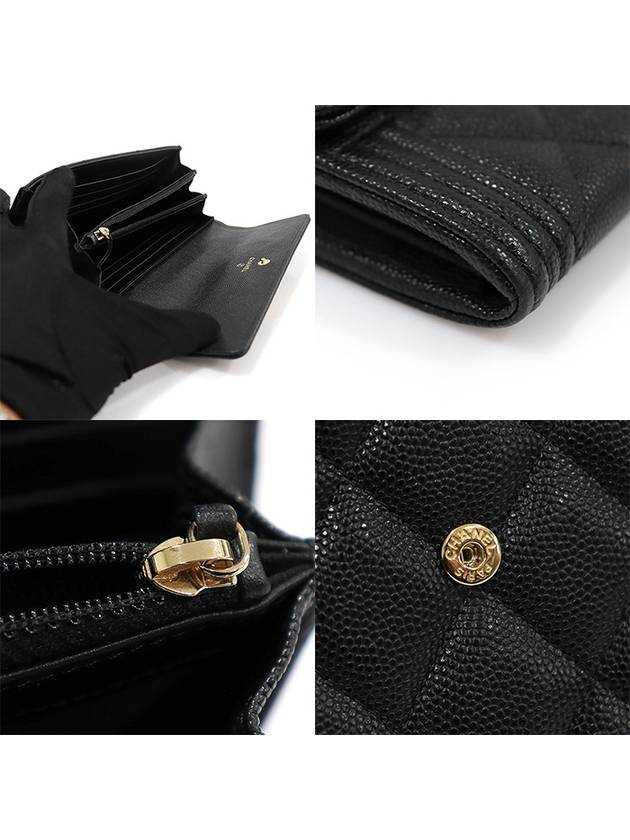 A80286 Black Caviar Gold Boy Long Flap Wallet 31st - CHANEL - BALAAN 6