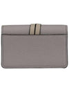 Alphabet Leather Flap Card Wallet Grey - CHLOE - BALAAN 4