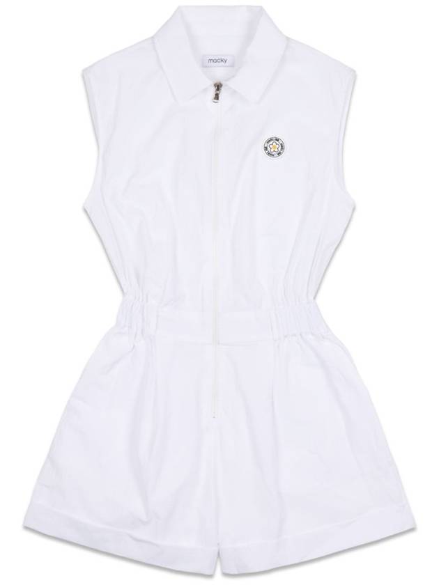 Summer PK Jumpsuit White MCSS24OP3BWH - MACKY - BALAAN 2