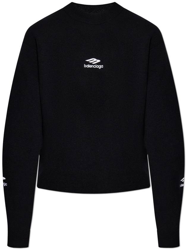 Balenciaga Sweater From The Skiwear Collection, Women's, Black - BALENCIAGA - BALAAN 1