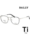 Titanium Glasses Frame BY5059D 005 Metal Asian Fit Men Women - BALLY - BALAAN 1