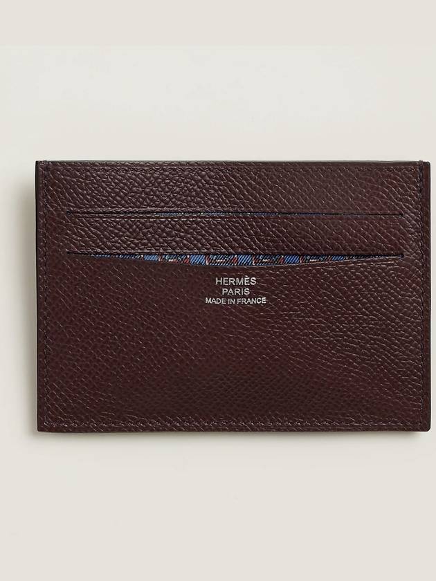 Citizen Twill Card Wallet Rouge Cellier - HERMES - BALAAN 2