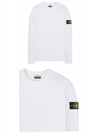 Wappen Patch Crewneck Sweatshirt White - STONE ISLAND - BALAAN 5