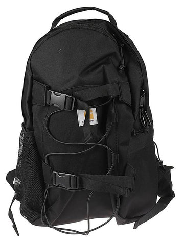 Kickflip Recycled Polyester Canvas Backpack Black - CARHARTT WIP - BALAAN 1