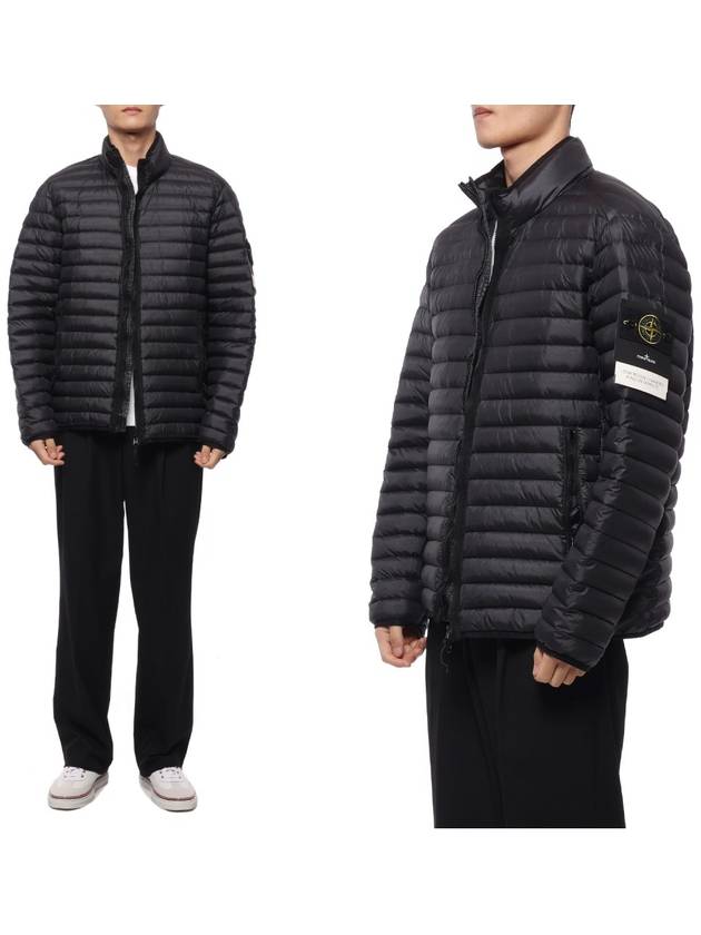 Men's Wappen Patch Duck Down Padding Black - STONE ISLAND - BALAAN 2