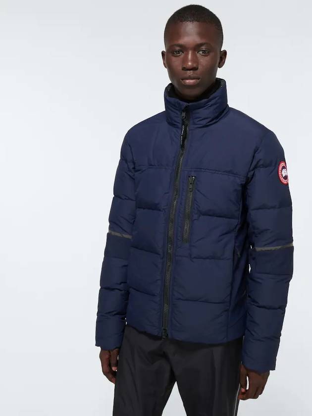 Highbridge Quilting Down Short Padding Jacket Atlantic Navy - CANADA GOOSE - BALAAN 3