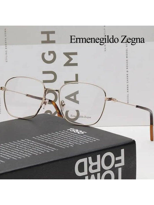 Zegna glasses frame EZ5168 032 metal frame square metal - ERMENEGILDO ZEGNA - BALAAN 2