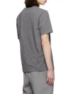 Fox Head Patch Classic Short Sleeve T-Shirt Grey Melange - MAISON KITSUNE - BALAAN 4