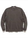 Ghost Piece Cotton Jersey Crew Neck Sweatshirt Dark Grey - STONE ISLAND - BALAAN 2