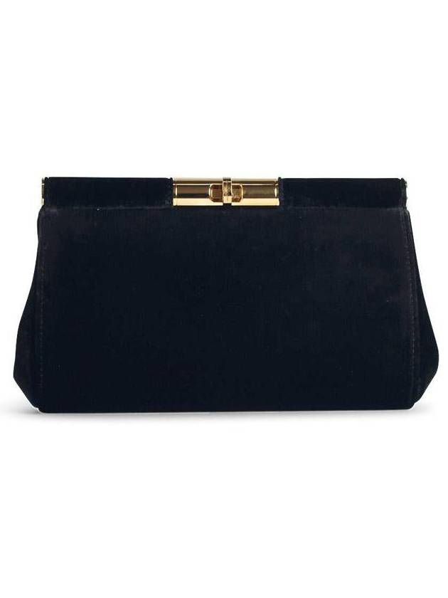 Dolce & Gabbana Black Velvet Shoulder Strap - DOLCE&GABBANA - BALAAN 1