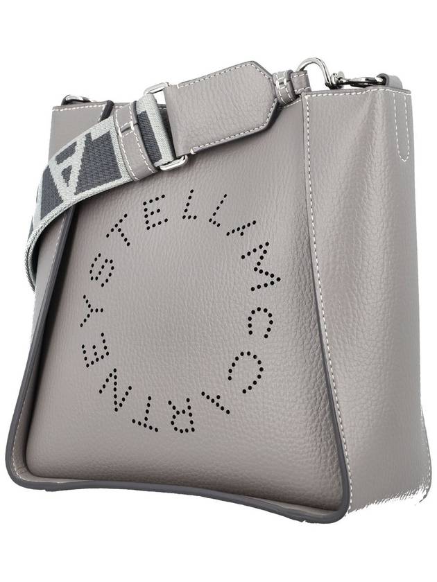 logo strap shoulder bag gray - STELLA MCCARTNEY - BALAAN 4