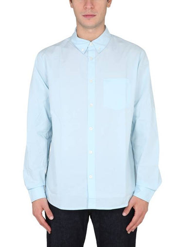 Edouard Long Sleeve Shirt Blue - A.P.C. - BALAAN 1