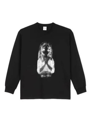 POLAR saint kawaii long sleeve t shirt black - POLAR SKATE CO. - BALAAN 1