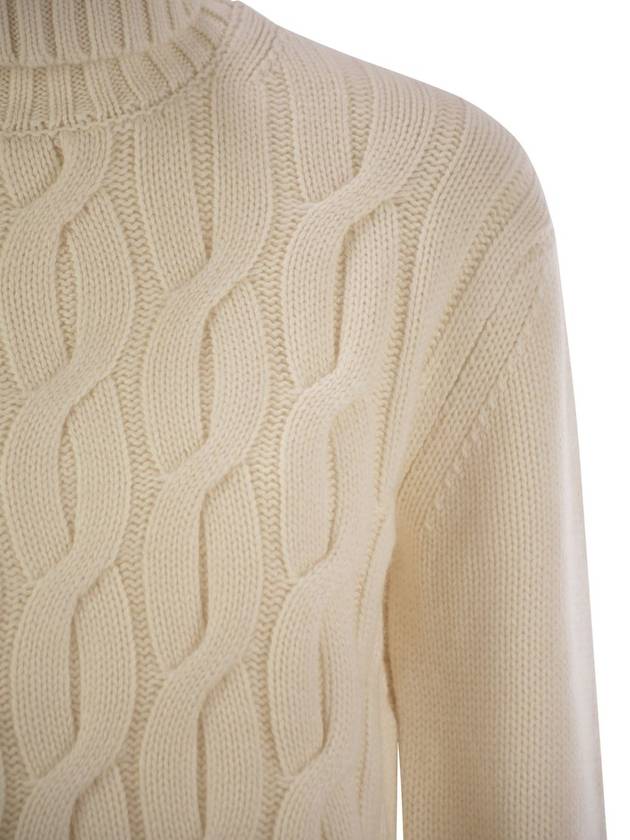 GIVERNY - Cable-knit turtleneck jumper - MC 2 SAINT BARTH - BALAAN 4