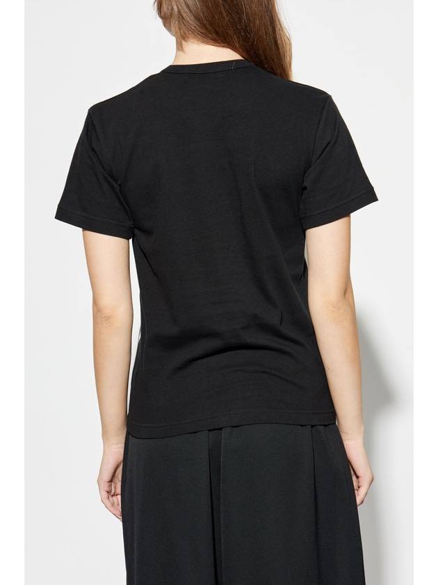 Comme Des Garçons Black Cotton T-shirt, Unisex, Black - COMME DES GARCONS - BALAAN 4