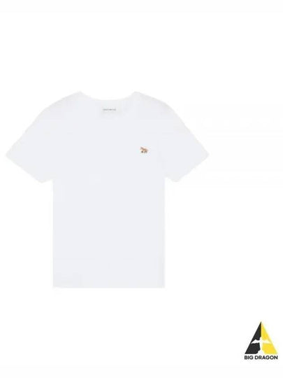 Baby Fox Patch Regular Short Sleeve T-Shirt White - MAISON KITSUNE - BALAAN 2