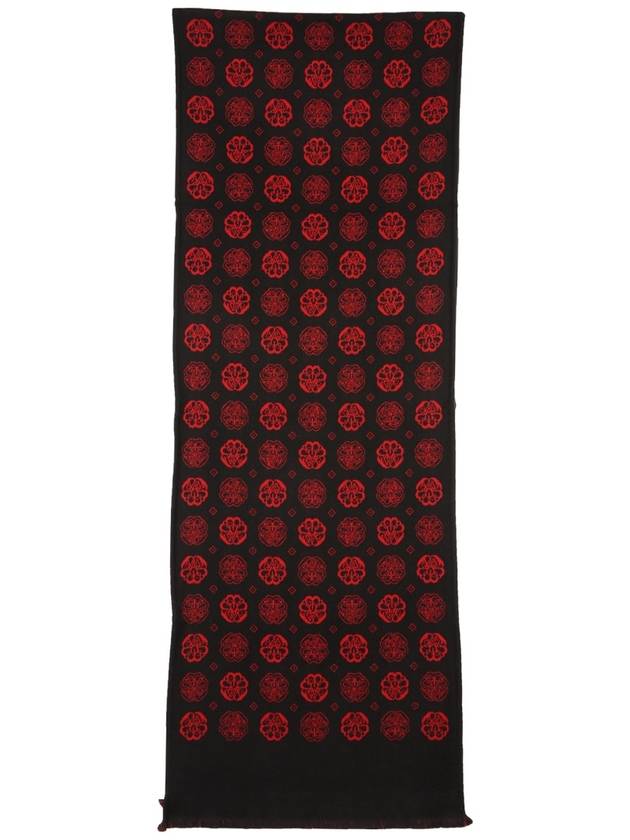 ScarfwITH Jacquard Pattern 6245554906Q1061 B0040171063 - ALEXANDER MCQUEEN - BALAAN 1