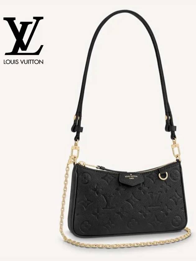 Monogram Easy Pouch On Strap Shoulder Bag Black - LOUIS VUITTON - BALAAN 2