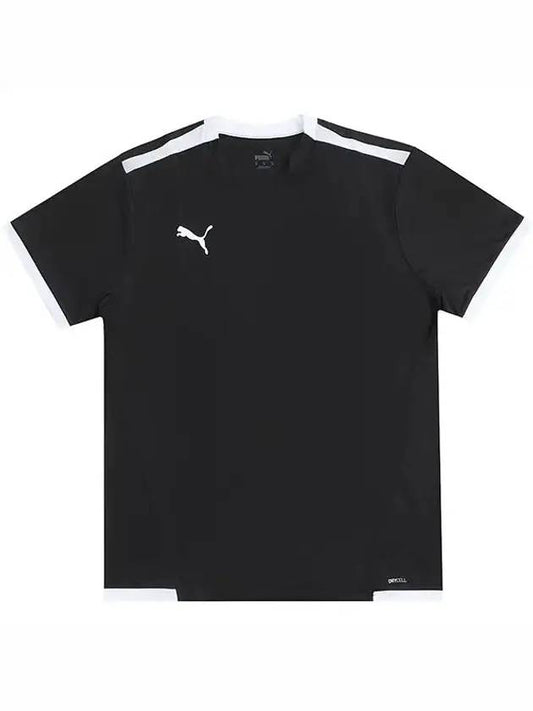 Liga Jersey Short Sleeve T Shirt Black - PUMA - BALAAN 1