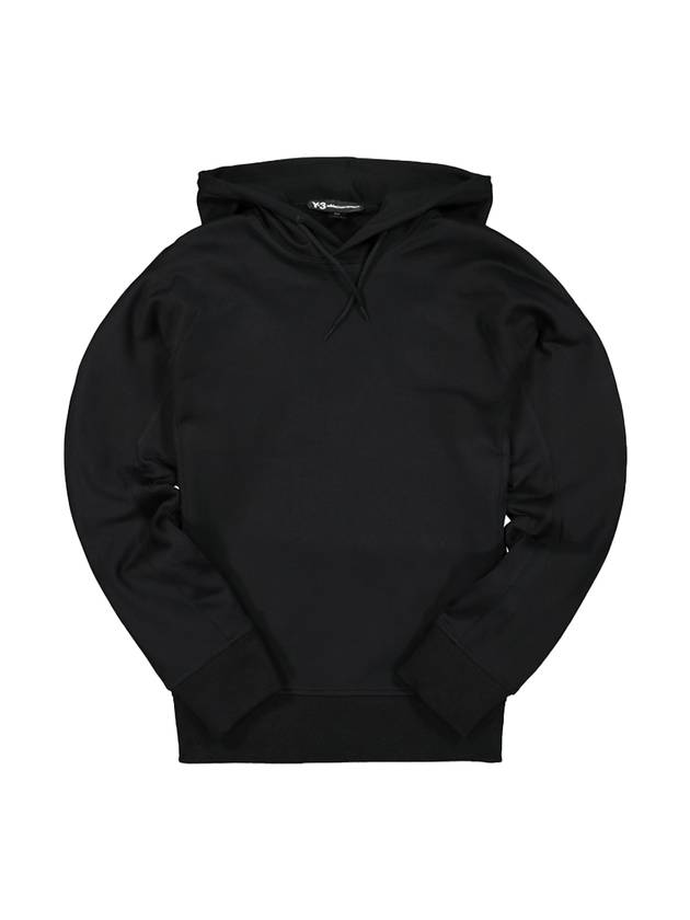 Back Logo Hooded Top Black - YOHJI YAMAMOTO - BALAAN 1