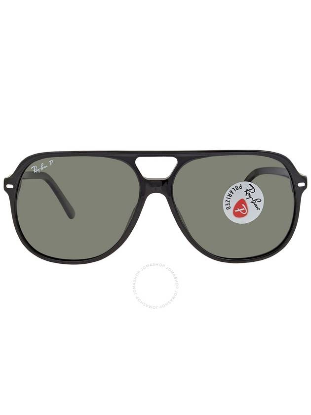 Ray Ban Bill Polarized Green Classic G-15 Square Unisex Sunglasses RB2198 901/58 60 - RAY-BAN - BALAAN 1